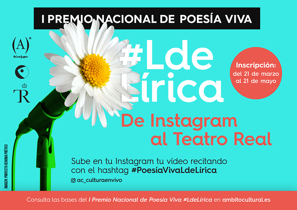 El Corte Inglés organiza el “I Premio Nacional de Poesía Viva #LDeLírica”