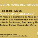 El Corte Inglés organiza un ciclo sobre periodismo y literatura como homenaje al desaparecido hotel Florida